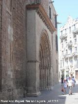 Catedral de Valencia. Puerta del Palau. 