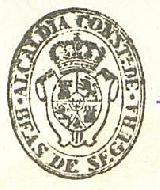 Historia de Beas de Segura. Sello de la alcalda, instaurado en 1837.