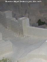 Castillo de la Villa. Torreón Sur V. Maqueta a intramuros