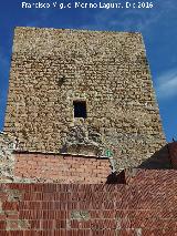 Castillo de Begjar. Torre del Homenaje, flanco intramuros