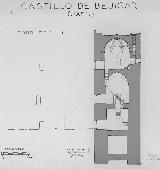 Castillo de Begjar. Plano. IPCE 1962