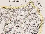 Historia de Benatae. Mapa 1850