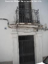 Casa de la Calle Arco Puerta de Granada n 10. 