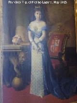 Alfonso XII. María Cristina cuadro de Pedro Rodríguez de la Torre. Museo Provincial de Jaén