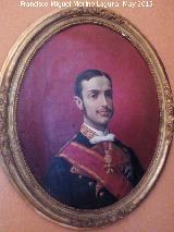 Alfonso XII. Alfonso XII cuadro de Pedro Rodríguez de la Torre de 1878. Museo Provincial de Jaén