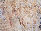 Pinturas rupestres del Abrigo I de la Pedriza. Grupo IV. Zooformos