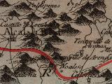 Historia de Campillo de Arenas. Mapa 1799