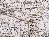 Historia de Canena. Mapa 1787