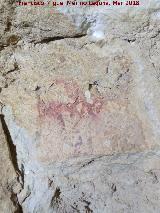 Pinturas rupestres de la Cueva del Contadero. 