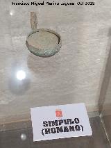Historia de Castellar. Simpulo romano. Museo de la Colegiata