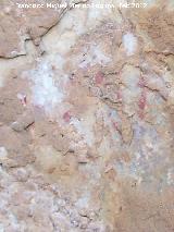 Pinturas rupestres del Abrigo Oeste del Canjorro II. 