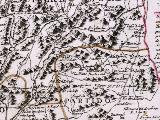 Castillo de Pallars. Mapa 1787. Ubicado ms al norte