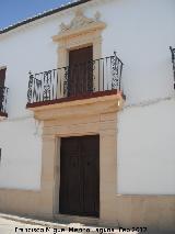 Casa de la Calle Antonio Mrida n 2. Portada