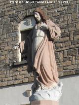 Monumento al Sagrado Corazn. Estatua
