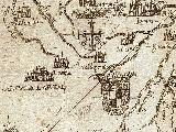 Historia de Castillo de Locubn. Mapa 1588