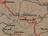 Aldea Ventas del Carrizal. Mapa 1885