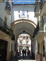 Plaza Ochavada. Uno de los tres arcos de entrada