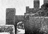 Muralla de Jaén. Puerta del Castillo. Foto antigua