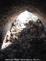 Aljibe romano del Cerro Maquiz. Colmatado de escombros