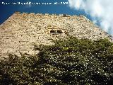 Castillo de la Yedra. Torre del Homenaje con la yedra que le da nombre al castillo