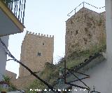 Castillo de la Yedra. Torre del Homenaje y un Torren del tercer recinto