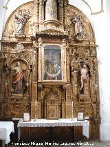 Iglesia de San Sebastin. Retablo de la Virgen de la Antigua