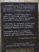 Monumento al Monaguillo. Poema
