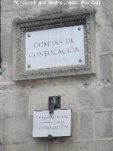 Convento de la Consolación. Placa