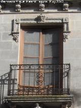 Casa de la Calle Santo Domingo de Silos nº 8. Balcón del segundo piso