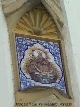 Hornacina de la Virgen de Alharilla. Azulejo