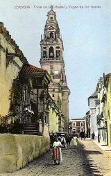 Mezquita Catedral. Torre Campanario. Foto antigua