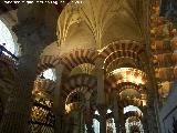 Mezquita Catedral. Ampliación de Abd al-Rahman II. Lateral de la Capilla Mayor