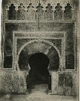 Mezquita Catedral. Mihrab. Foto antigua