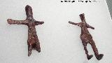 Las Atalayuelas. Exvobos de hierro de un hombre y una mujer. Siglos II-I a.C. Museo Ibero de Jan