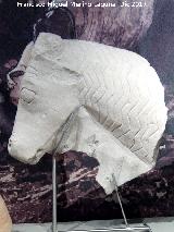 Las Atalayuelas. Cabeza de Toro de la Tumba de la Cabeza de Toro. Museo Ibero de Jan