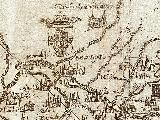 Ermita de la Virgen de Zocueca. Mapa 1588