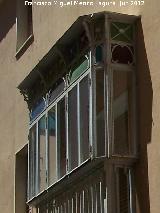 Casa de la Calle Carnicería nº 88. Balcón cerrado