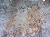 Pinturas rupestres del Abrigo de Navalcn I. Grupo I. Antropomorfo y barras paralelas