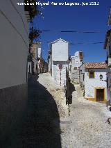 Calle Enmedio. Interseccin con la Calle Muralla