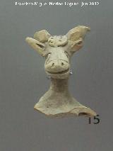 Baelo Claudia. Tabernae del Foro. Fragmento de asa de lucerna zooforma. Siglo I d.C. Museo de Baelo Claudia