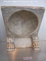 Baelo Claudia. Domus del Reloj de Sol. Reloj de Sol. Mrmol siglo I d.C. Museo de Baelo Claudia