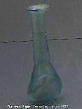 Baelo Claudia. Necrpolis. Ungentario de vidrio. Siglo I d.C. Museo de Baelo Claudia