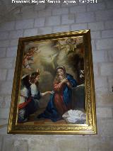 Iglesia de la Inmaculada. Cuadro de La Anunciacin