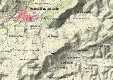 Cerro del Hoyo. Mapa