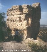 Castillo de Estivel o Las Huelgas. Torren macizo de argamasa