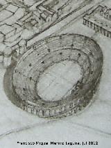 Anfiteatro Romano. Dibujo