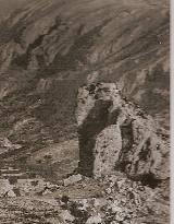 Castillo de Benimantell. Foto antigua