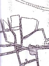 Calle Empedrada de la Magdalena. Mapa 1940