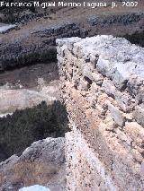 Castillo Viejo de Santa Catalina. Esquina de último torreón el más cercano al Alcázar Nuevo por la parte trasera