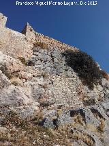 Castillo Viejo de Santa Catalina. Restos originales de la parte sur